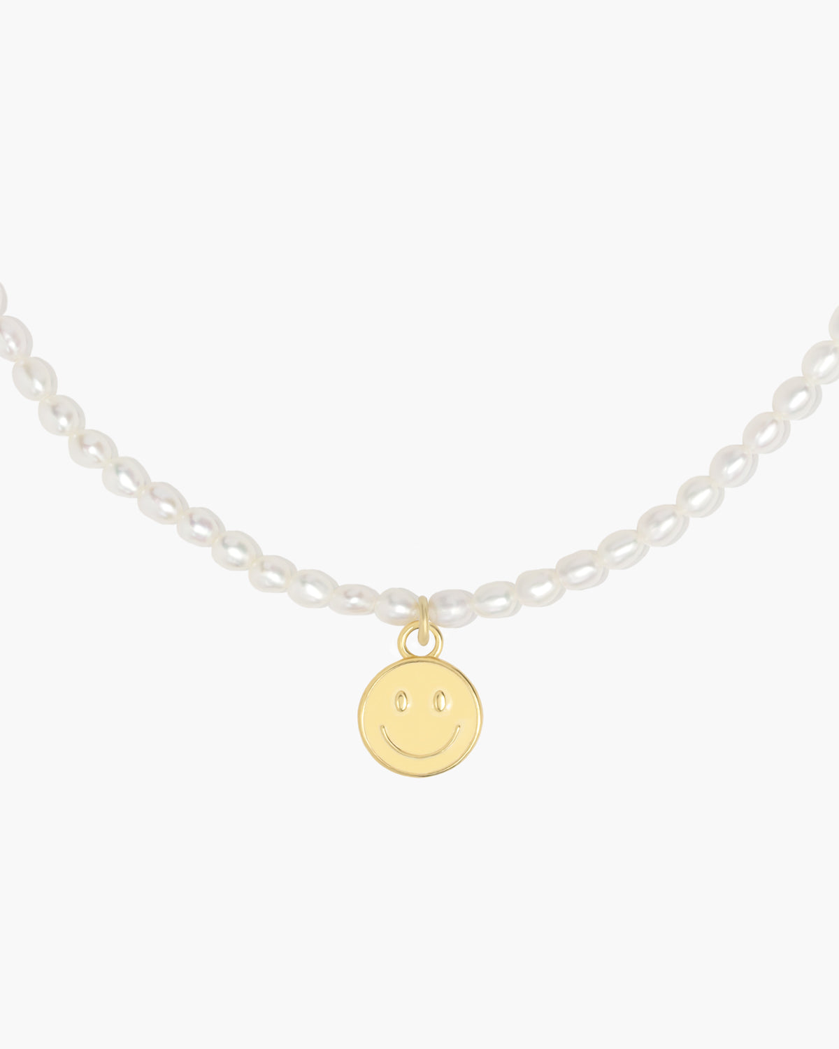 Smiley Pearl Necklace