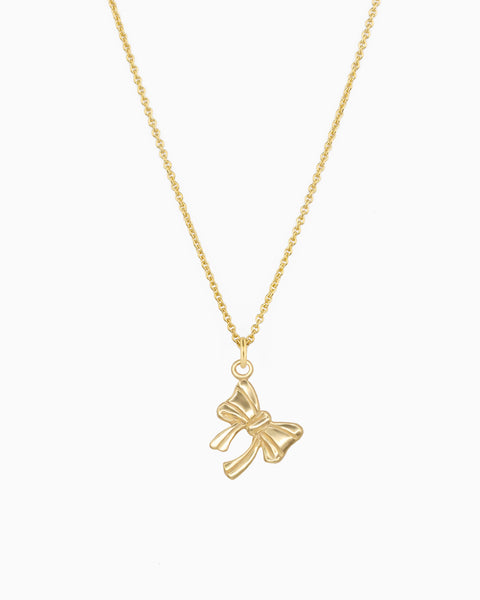 Tiny Bow Necklace