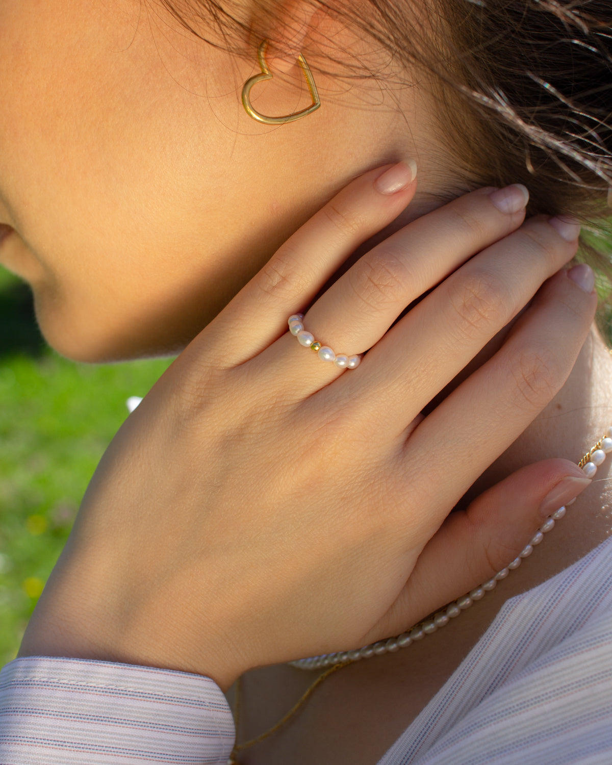 Classic Pearl Ring – paeoni colors